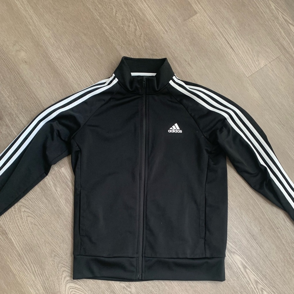 Adidas Black High Neck Track Jacket